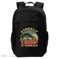 OFishally 21 Years Old Fishing Birthday Theme Party 21st Backpack thumb 0