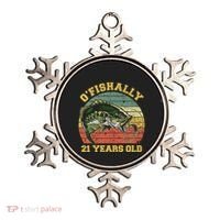 OFishally 21 Years Old Fishing Birthday Theme Party 21st Ornament thumb 0