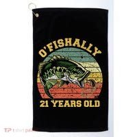 OFishally 21 Years Old Fishing Birthday Theme Party 21st Golf Towel thumb 0