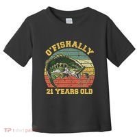 OFishally 21 Years Old Fishing Birthday Theme Party 21st Toddler T-Shirt thumb 0