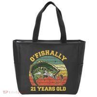 OFishally 21 Years Old Fishing Birthday Theme Party 21st Tote Bag thumb 0