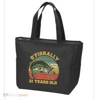 OFishally 21 Years Old Fishing Birthday Theme Party 21st Tote Bag thumb 3