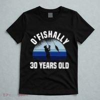 Ofishally 30 Years Old Fisherman 30th Birthday Fishing T-Shirt thumb 5