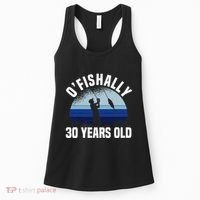Ofishally 30 Years Old Fisherman 30th Birthday Fishing Women's Tank Top thumb 0
