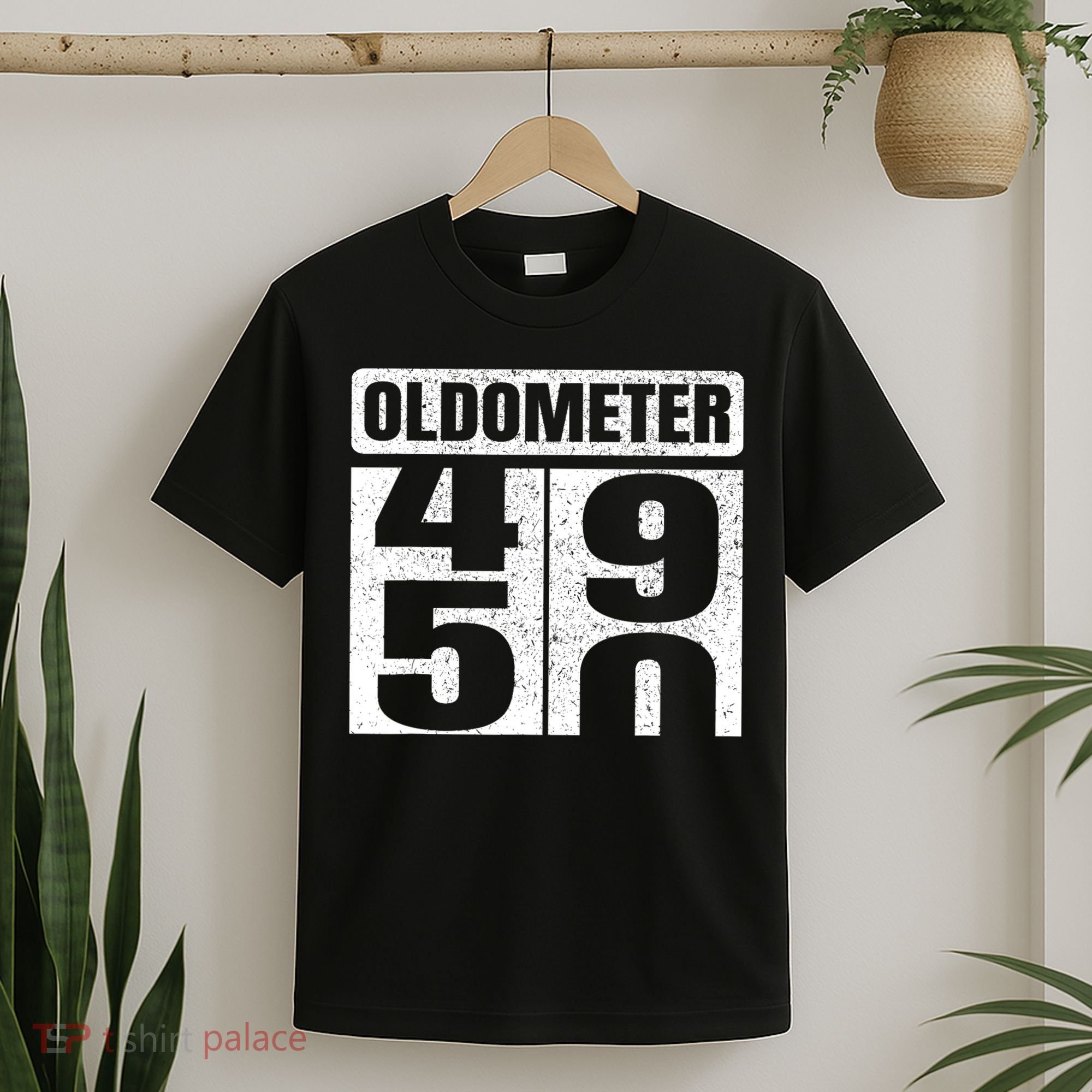 Oldometer 4950s 50th Birthday Tees Funny Gifts Idea T-Shirt