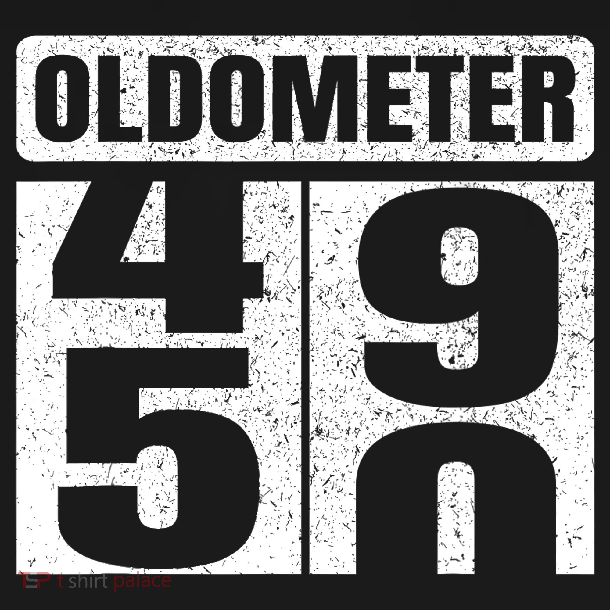 Oldometer 4950s 50th Birthday Tees Funny Gifts Idea T-Shirt