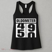 Oldometer 4950s 50th Birthday Tees Funny Gifts Idea Women's Tank Top thumb 3