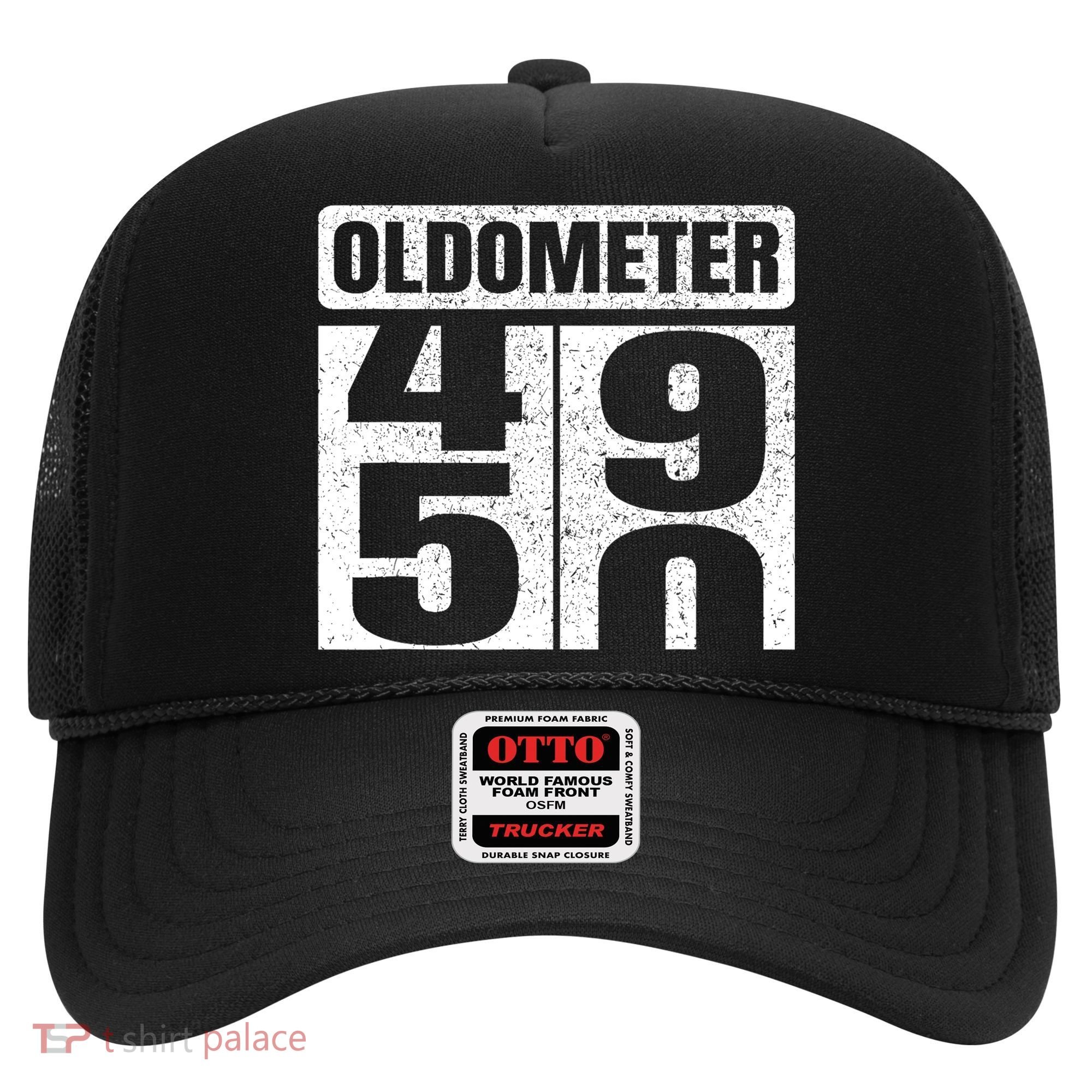 Oldometer 4950s 50th Birthday Tees Funny Gifts Idea Hat