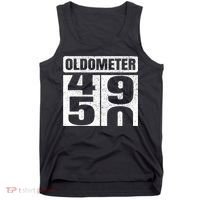 Oldometer 4950s 50th Birthday Tees Funny Gifts Idea Tank Top thumb 0
