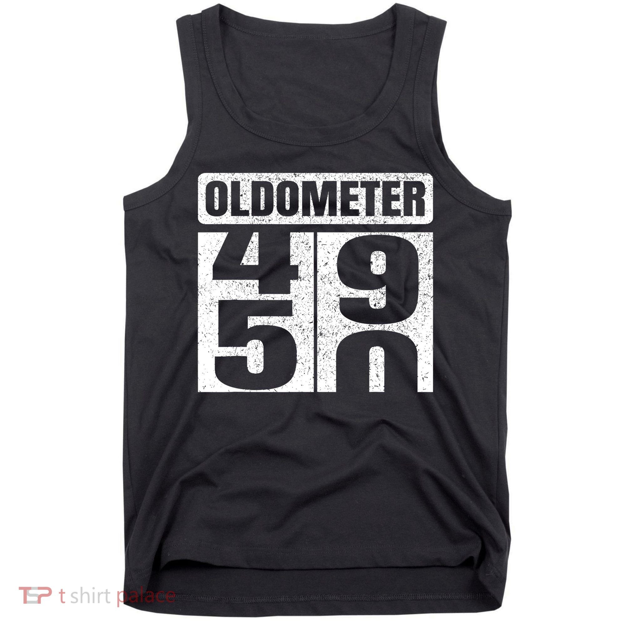 Oldometer 4950s 50th Birthday Tees Funny Gifts Idea Tank Top