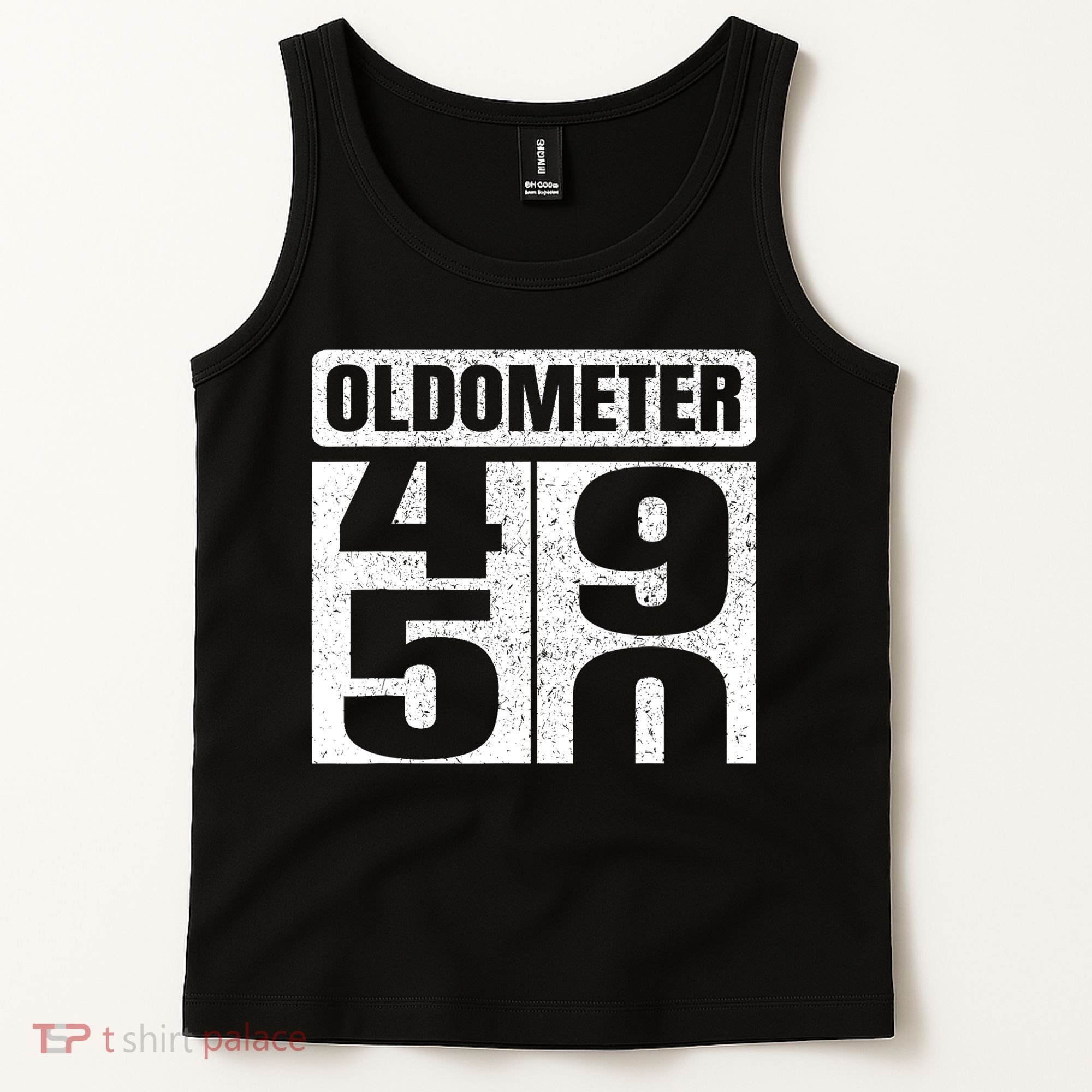 Oldometer 4950s 50th Birthday Tees Funny Gifts Idea Tank Top