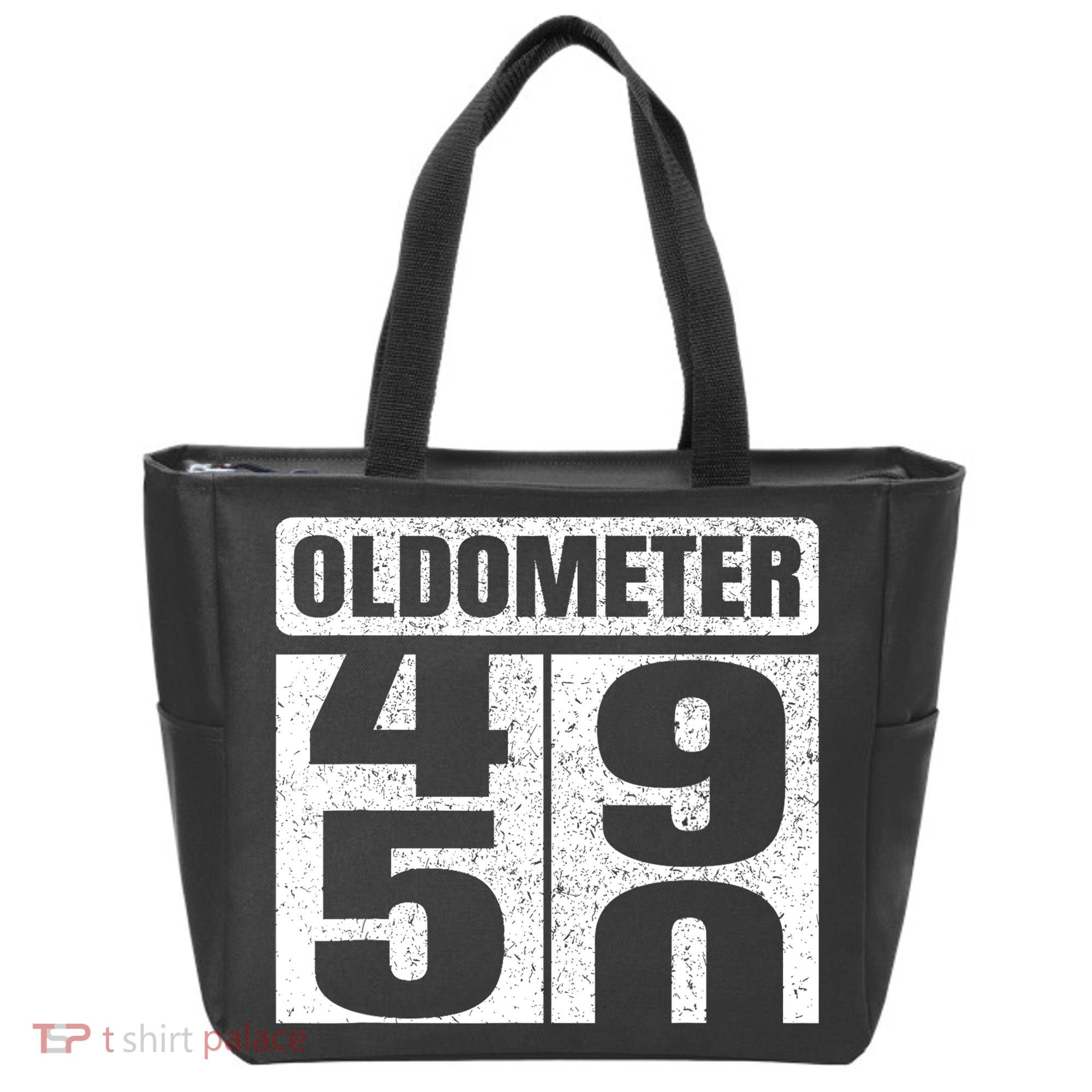 Oldometer 4950s 50th Birthday Tees Funny Gifts Idea Tote Bag