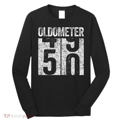 Oldometer 50 50th Birthday Long Sleeve Shirt