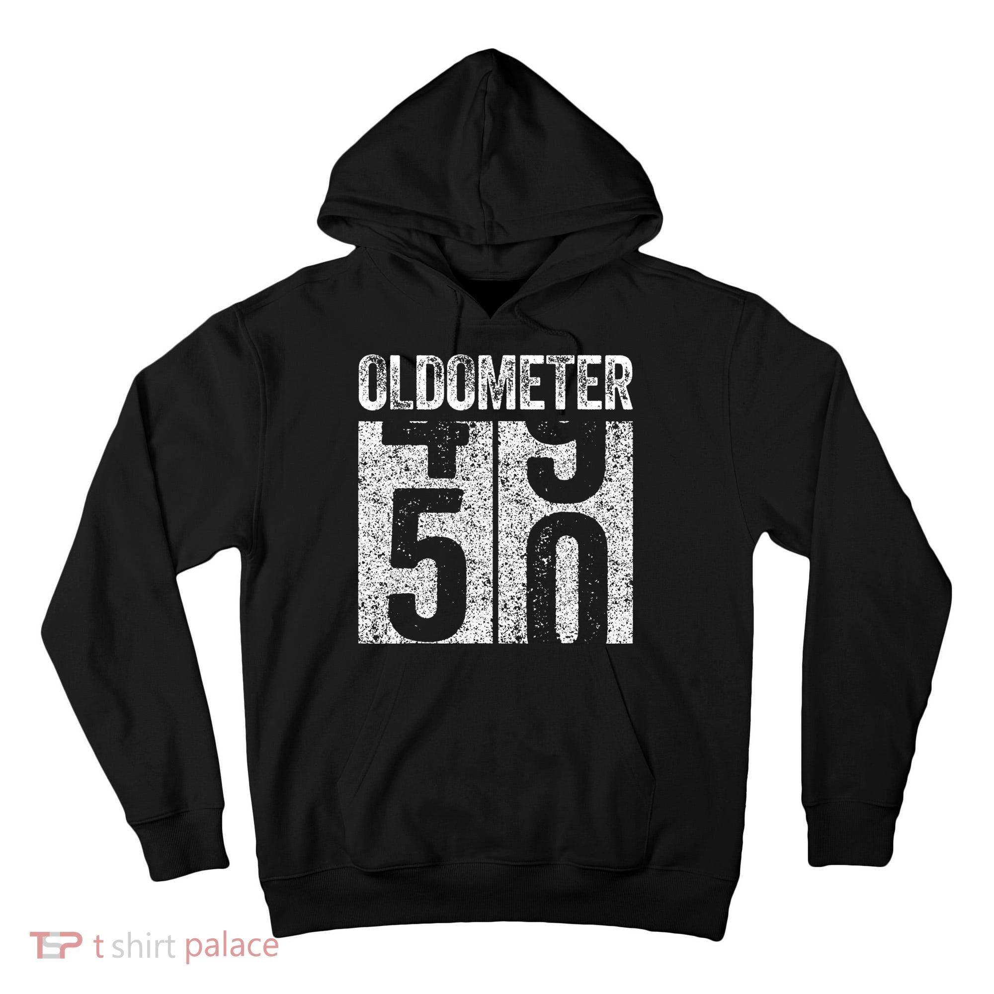 Oldometer 50 50th Birthday Tall Hoodie