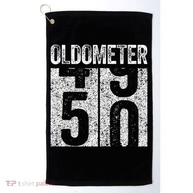 Oldometer 50 50th Birthday Golf Towel