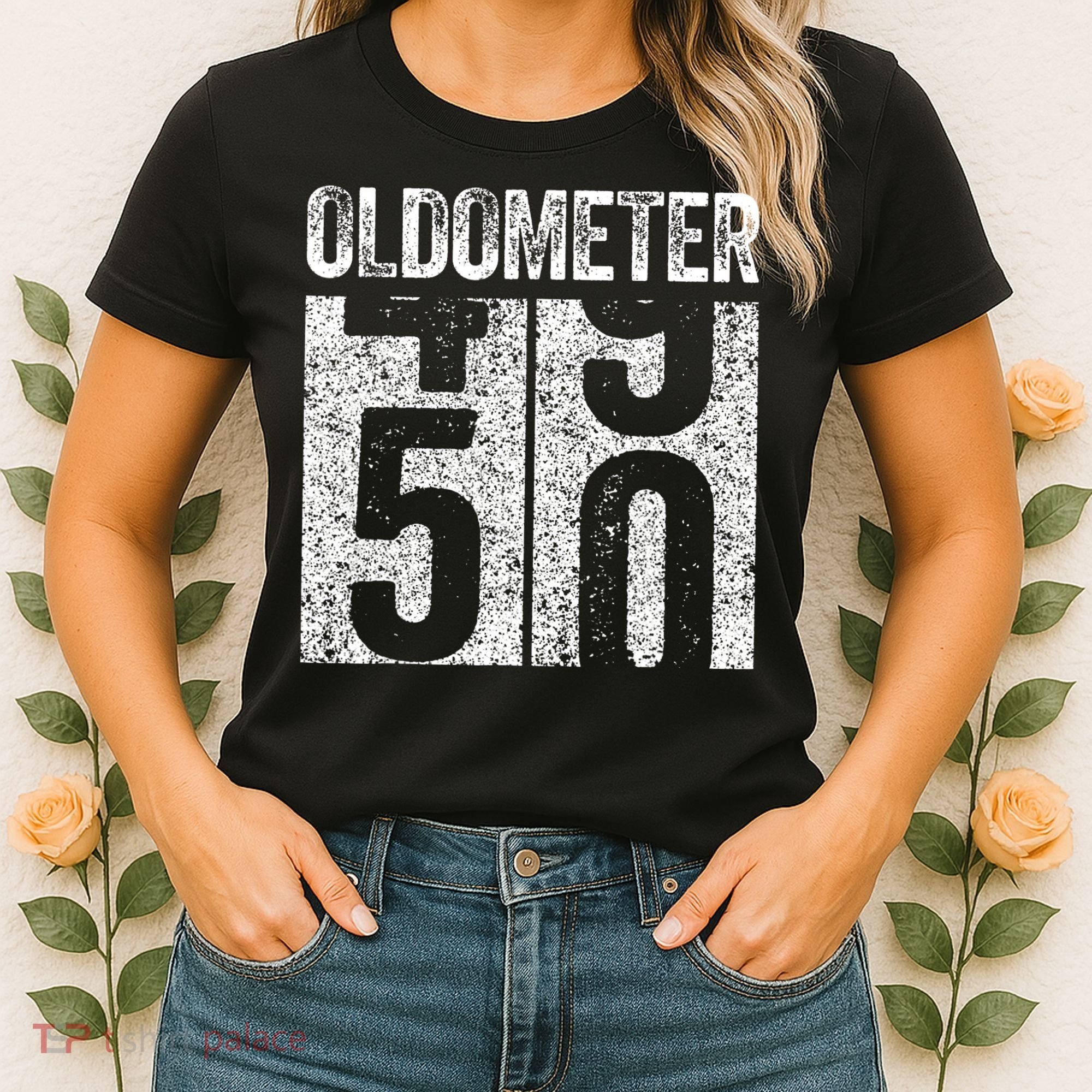 Oldometer 50 50th Birthday Women's T-Shirt