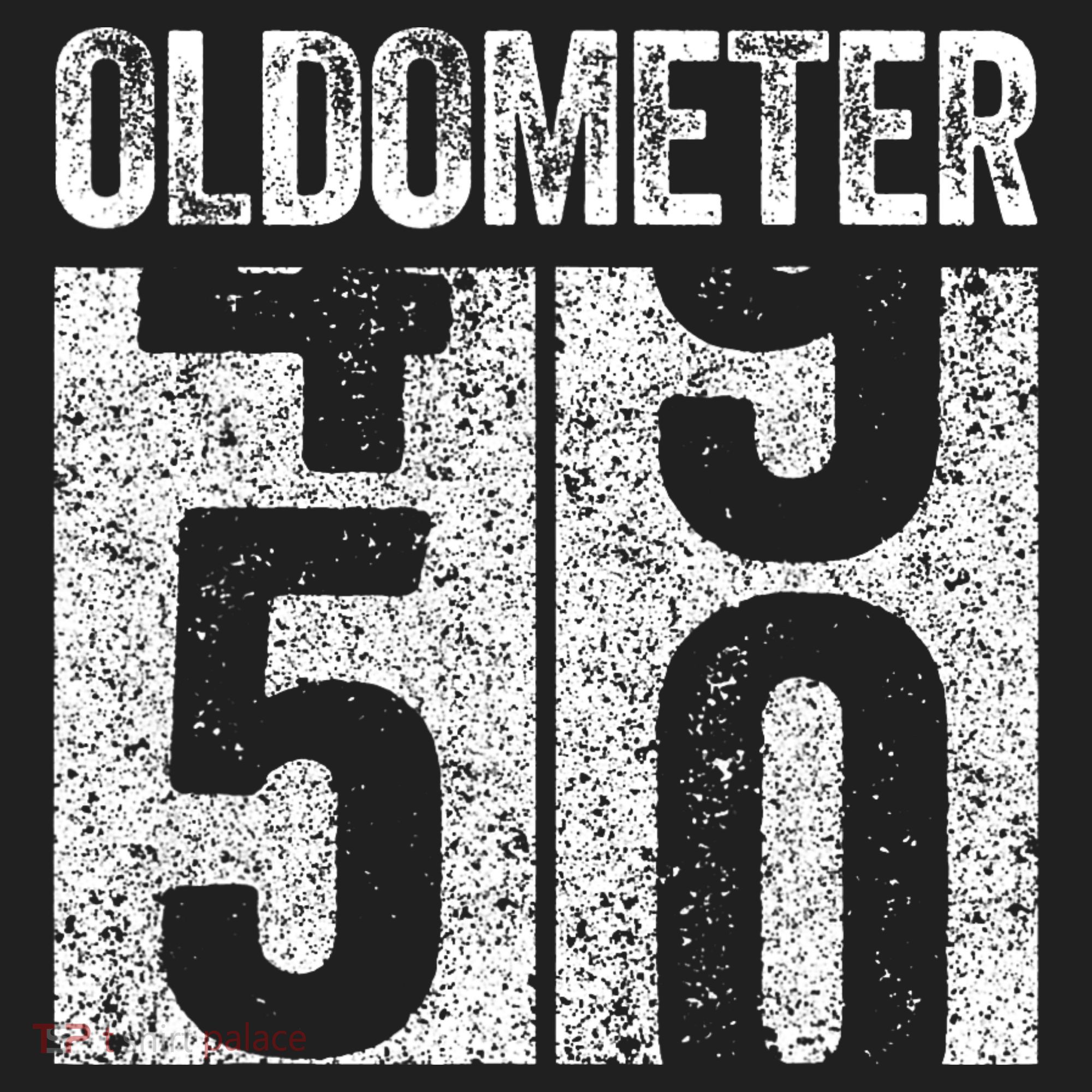 Oldometer 50 50th Birthday Plastic Christmas Ball Ornament