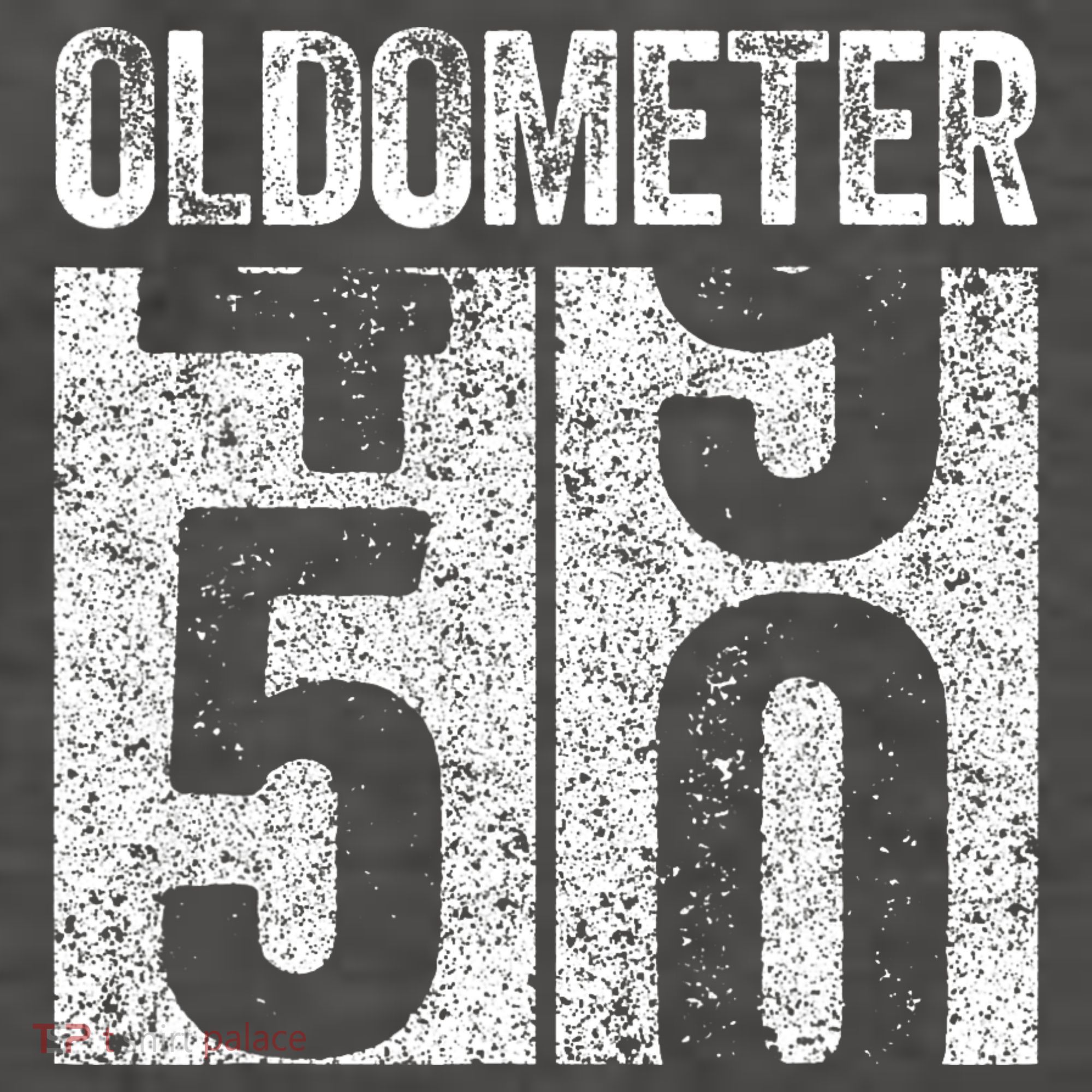 Oldometer 50 50th Birthday Vector Backpack