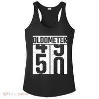 Oldometer 50 50th Birthday Oldometer Ladies PosiCharge Competitor Racerback Tank thumb 0