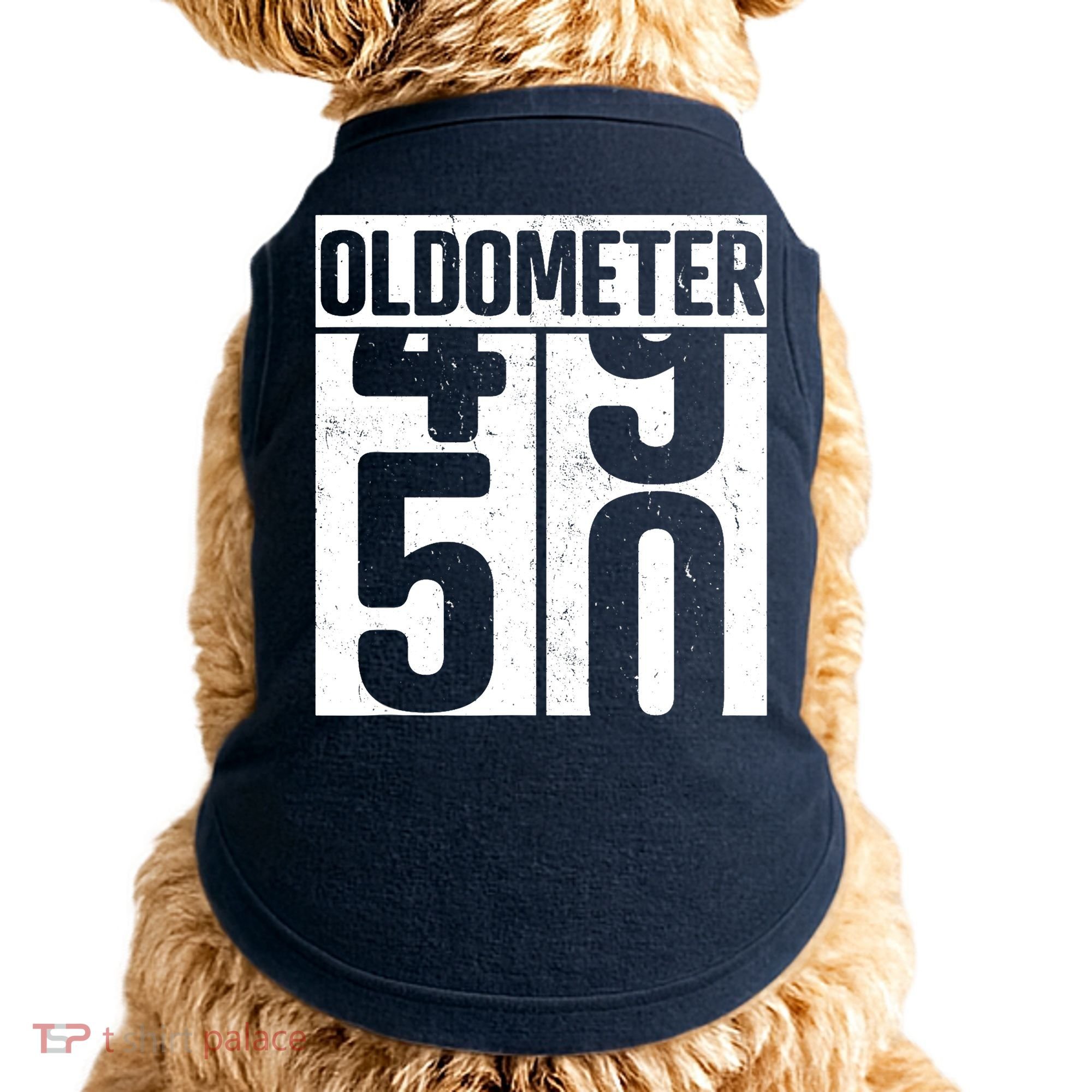 Oldometer 50 50th Birthday Oldometer Doggie Tank