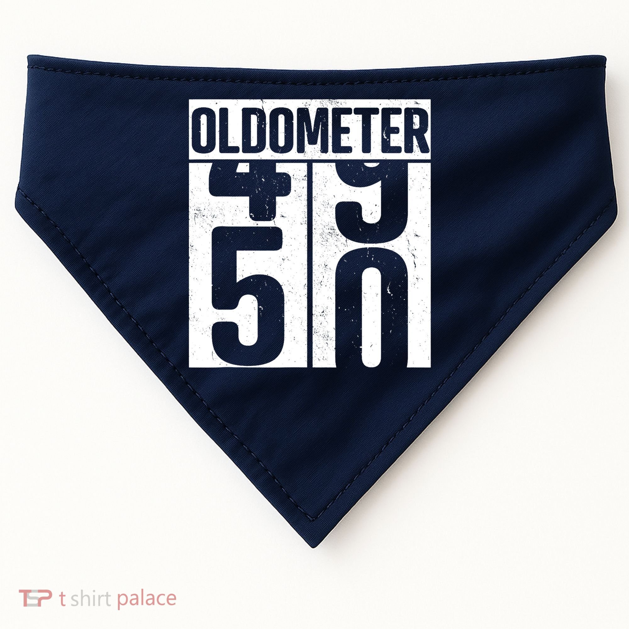 Oldometer 50 50th Birthday Oldometer USA-Made Doggie Bandana