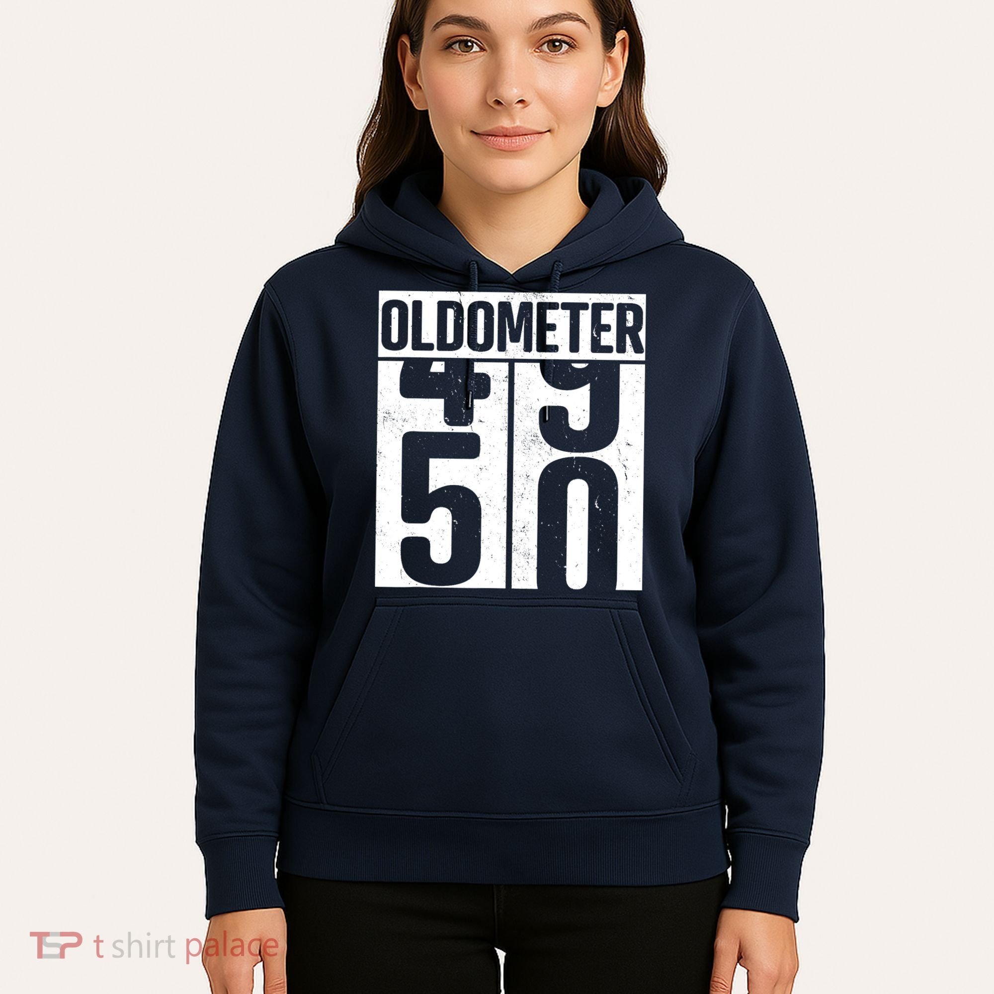 Oldometer 50 50th Birthday Oldometer Hoodie