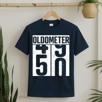Oldometer 50 50th Birthday Oldometer T-Shirt thumb 2
