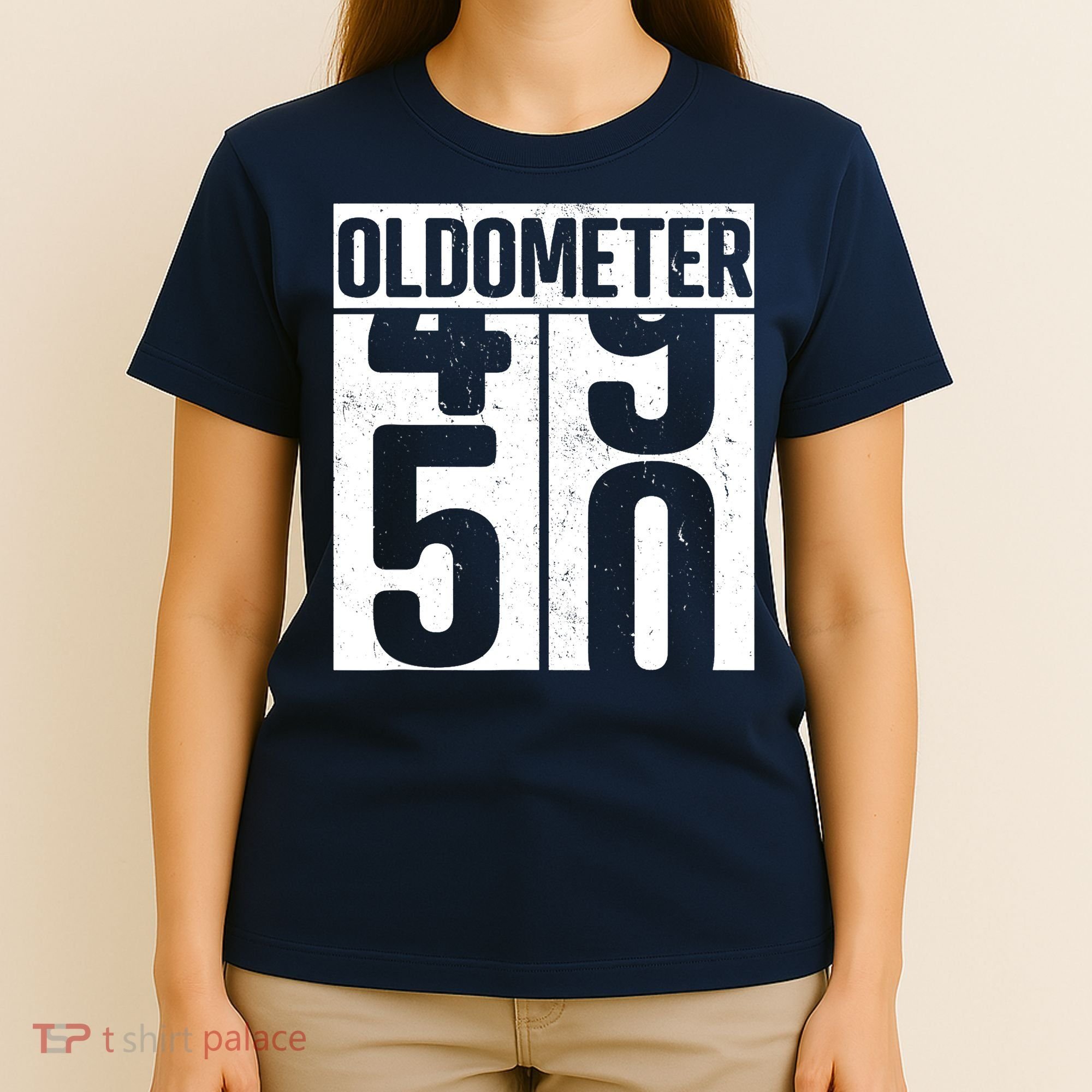 Oldometer 50 50th Birthday Oldometer T-Shirt