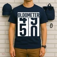 Oldometer 50 50th Birthday Oldometer T-Shirt thumb 6