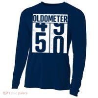 Oldometer 50 50th Birthday Oldometer Cooling Performance Long Sleeve Crew thumb 0