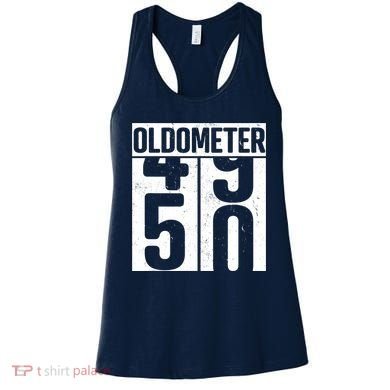 Oldometer 50 50th Birthday Oldometer Women's Tank Top