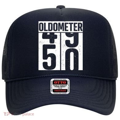 Oldometer 50 50th Birthday Oldometer Hat