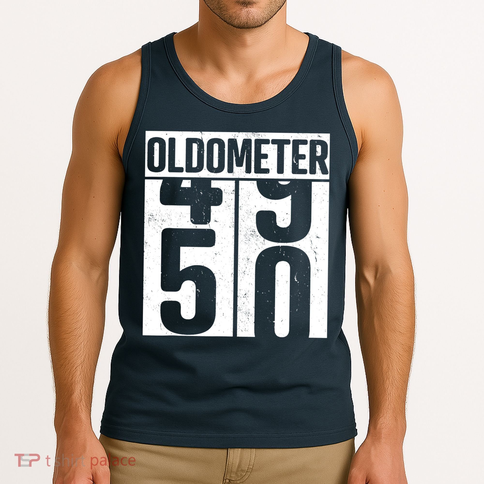 Oldometer 50 50th Birthday Oldometer Tank Top