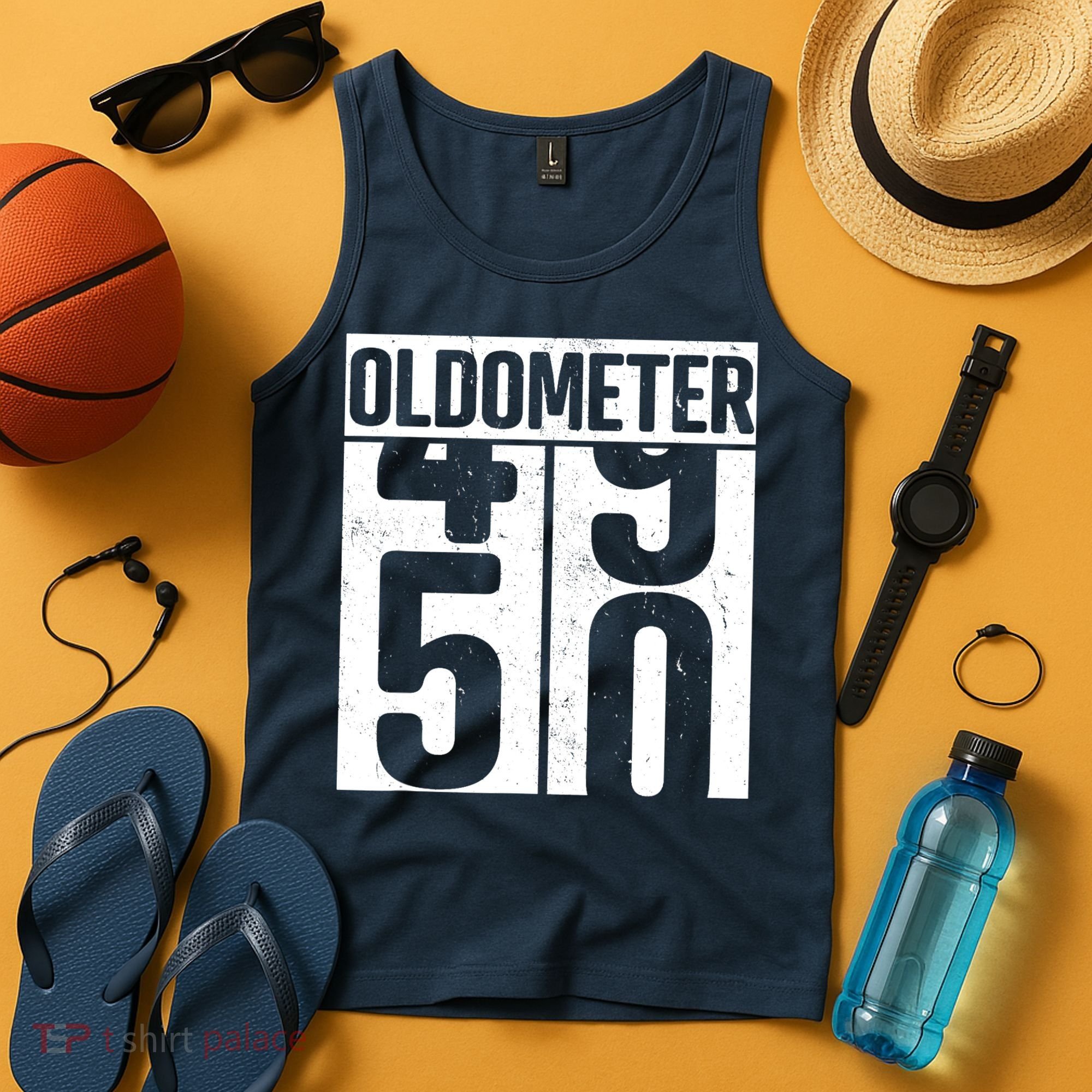 Oldometer 50 50th Birthday Oldometer Tank Top