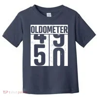 Oldometer 50 50th Birthday Oldometer Toddler T-Shirt thumb 0