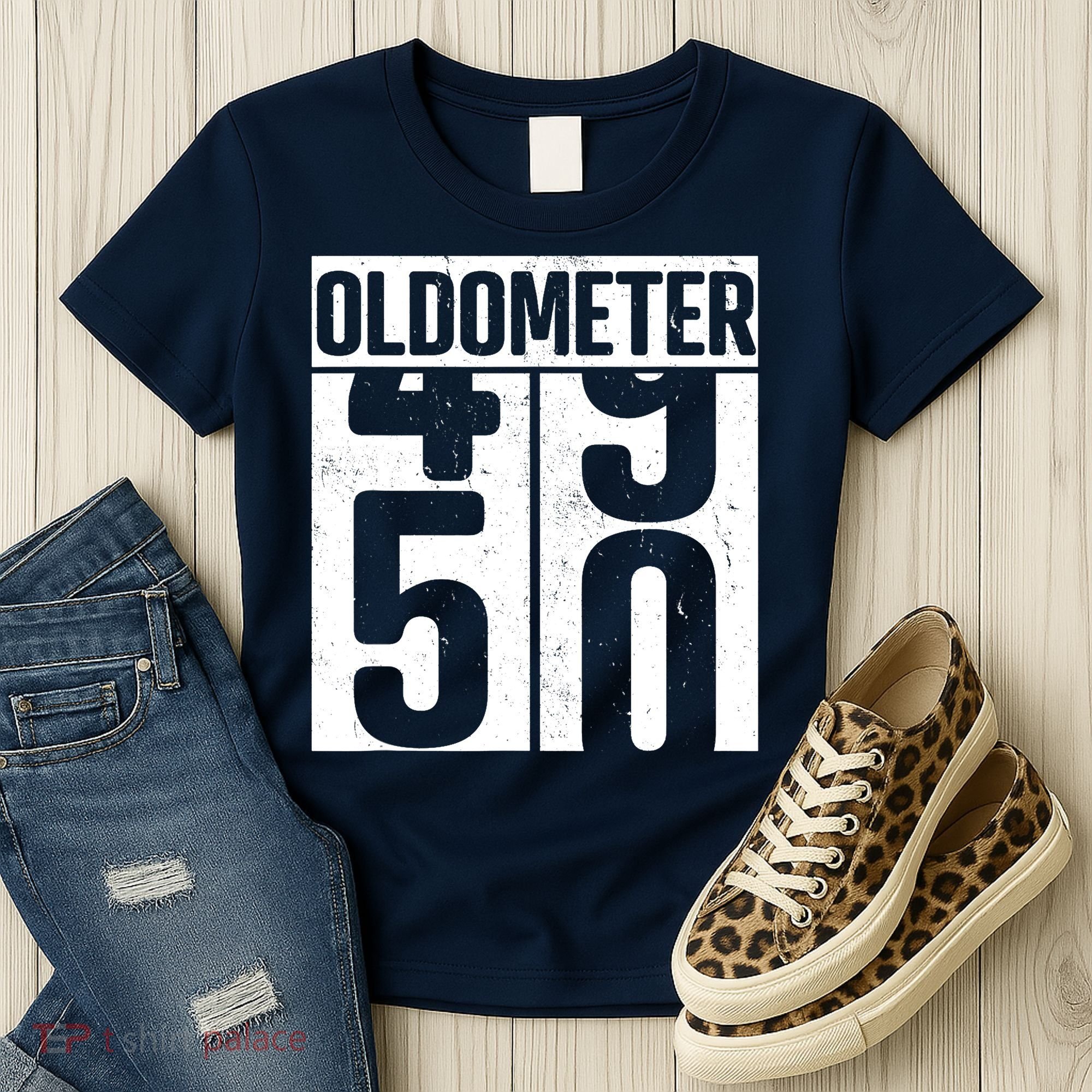 Oldometer 50 50th Birthday Oldometer Women's T-Shirt