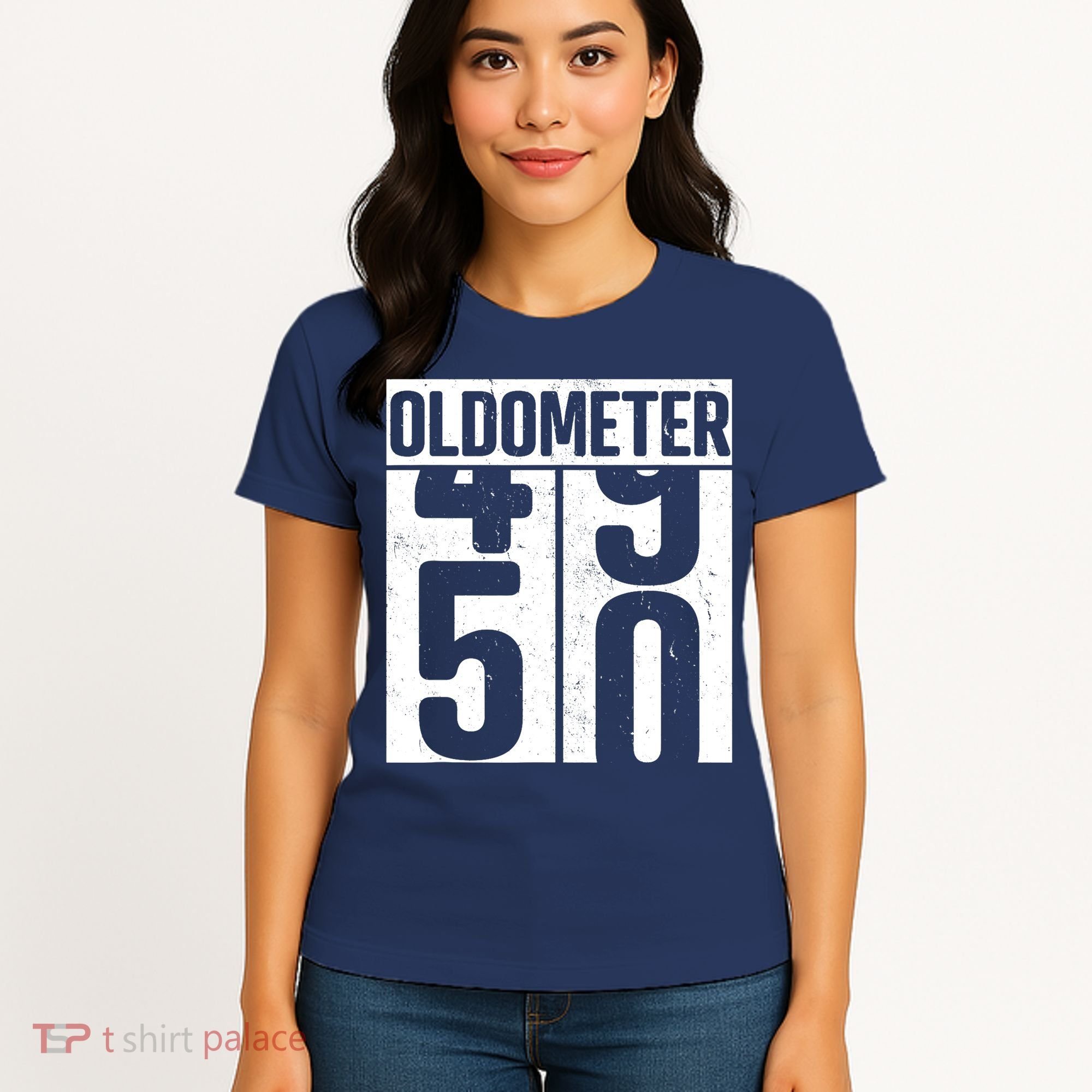 Oldometer 50 50th Birthday Oldometer Women's T-Shirt