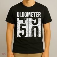 Oldometer 50 50th Birthday Shirt shirt T-Shirt thumb 3