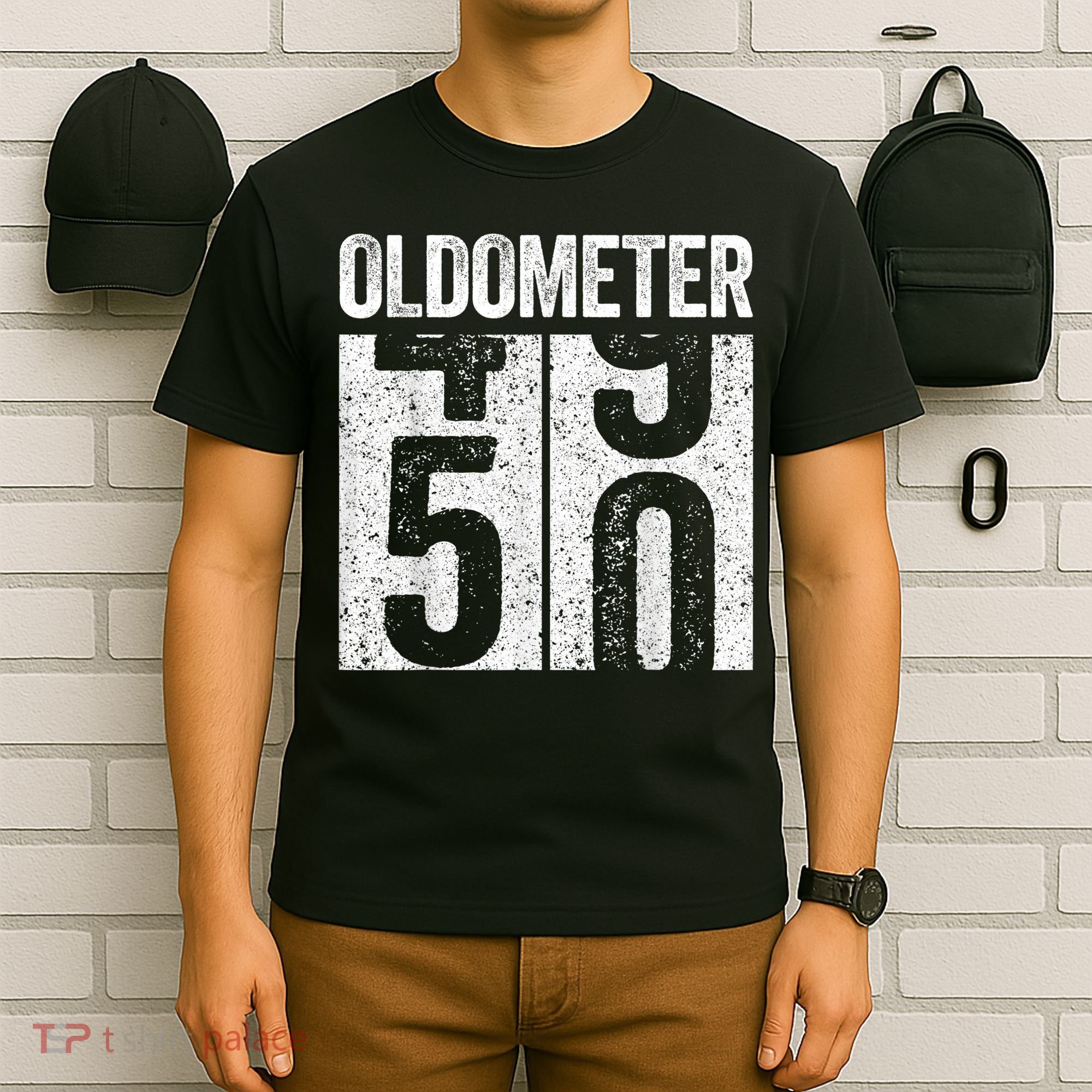 Oldometer 50 50th Birthday Shirt shirt T-Shirt