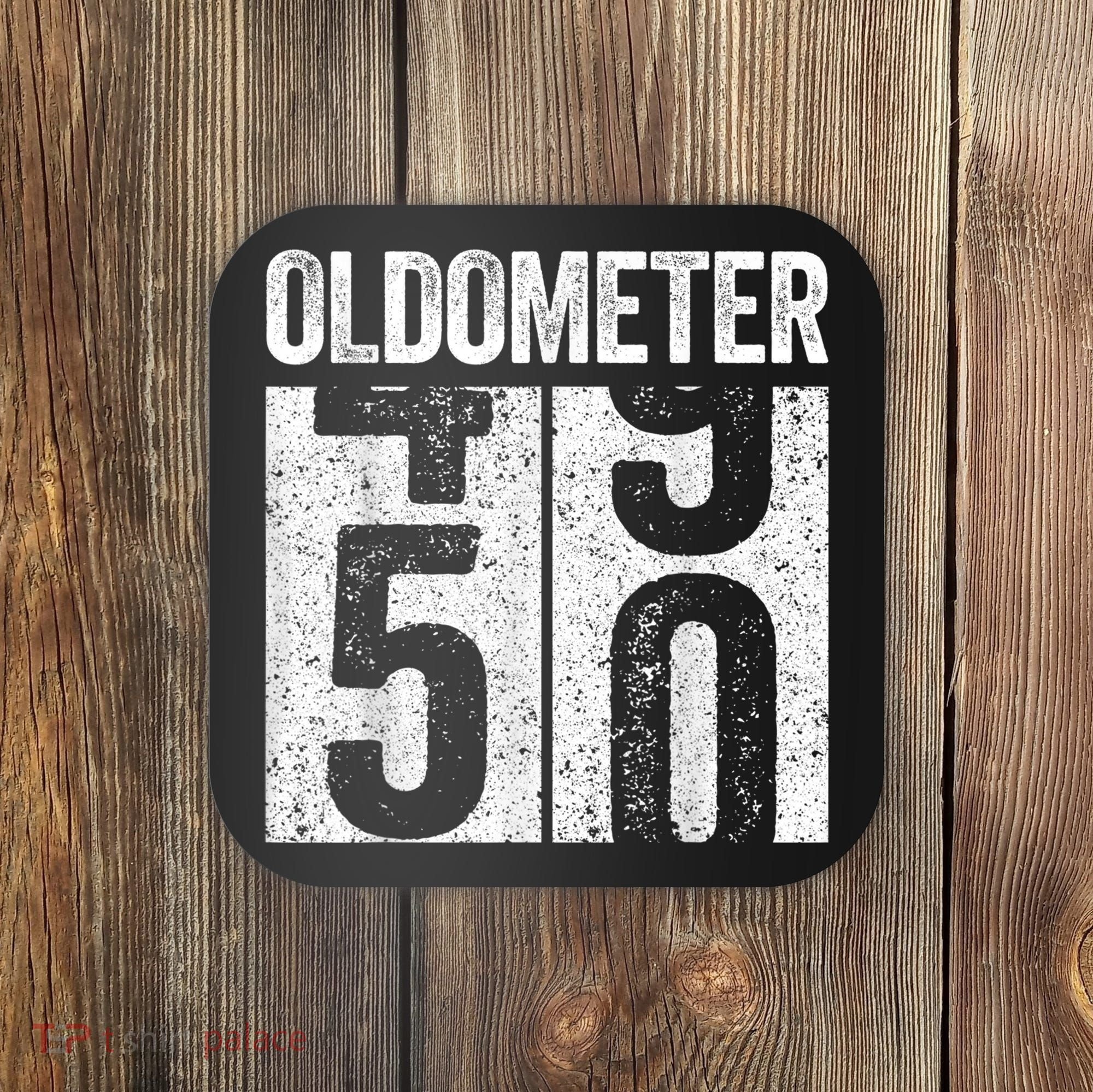 Oldometer 50 50th Birthday Shirt shirt Coaster