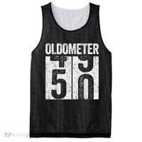 Oldometer 50 50th Birthday Shirt shirt Mesh Reversible Basketball Jersey Tank thumb 0
