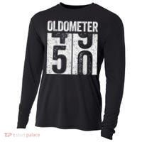 Oldometer 50 50th Birthday Shirt shirt Cooling Performance Long Sleeve Crew thumb 0