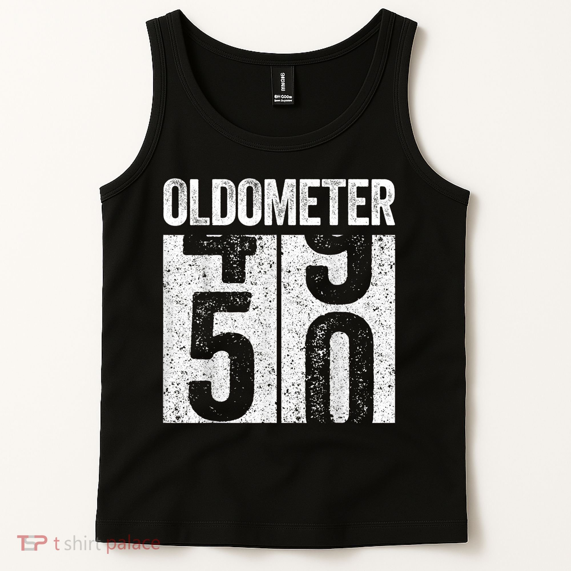 Oldometer 50 50th Birthday Shirt shirt Tank Top