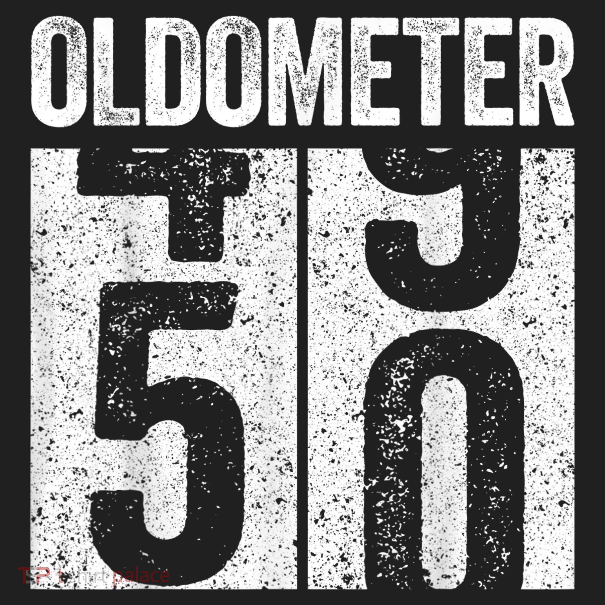 Oldometer 50 50th Birthday Shirt shirt Zone Performance Long-Sleeve T-Shirt