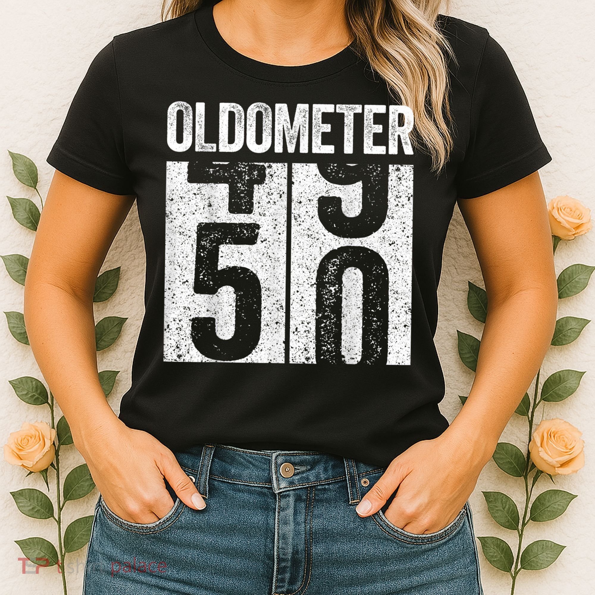 Oldometer 50 50th Birthday Shirt shirt Women's T-Shirt