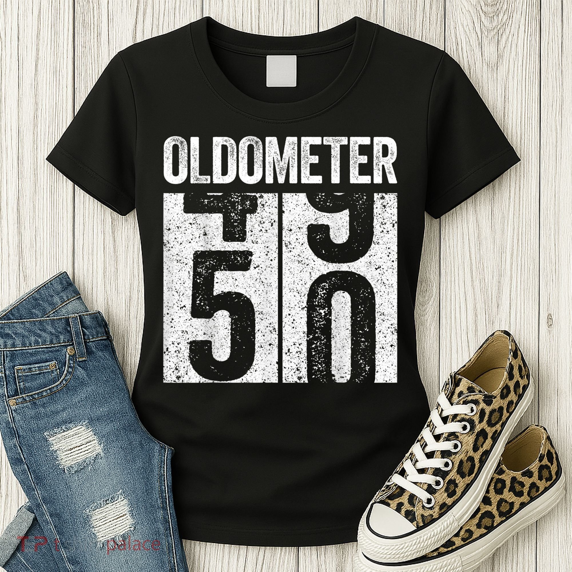 Oldometer 50 50th Birthday Shirt shirt Women's T-Shirt