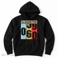 Oldometer 59-60 Funny 60th Birthday Odometer Gift Oldometer Hoodie thumb 0