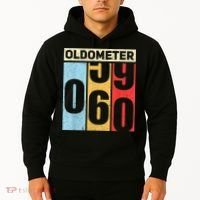Oldometer 59-60 Funny 60th Birthday Odometer Gift Oldometer Hoodie thumb 2