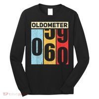 Oldometer 59-60 Funny 60th Birthday Odometer Gift Oldometer Long Sleeve Shirt thumb 0