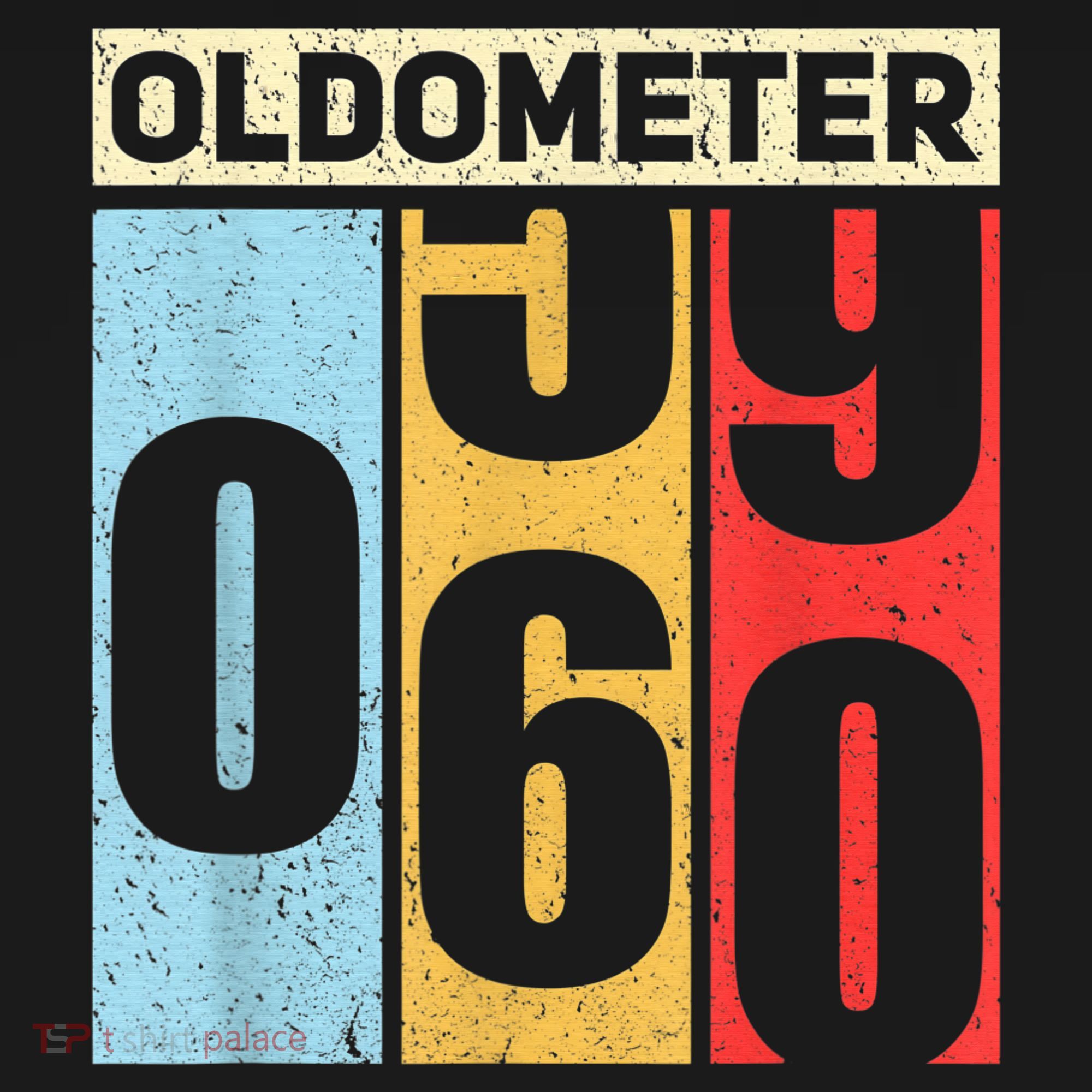 Oldometer 59-60 Funny 60th Birthday Odometer Gift Oldometer Long Sleeve Shirt
